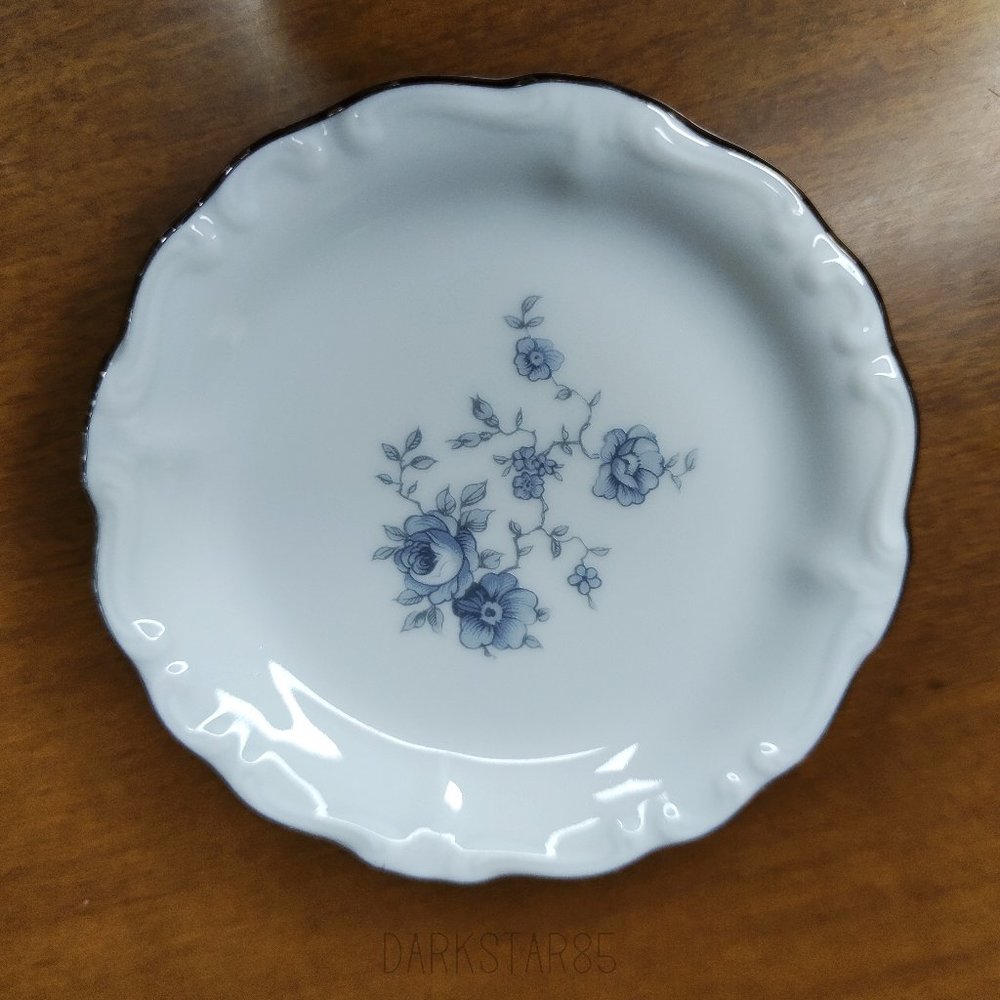 Vintage Johann Haviland Bavaria Blue Garland Coaster - Picture 1 of 4
